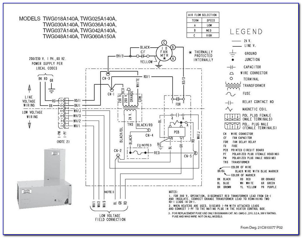Trane Xe1000 Heat Pump Wiring Diagram