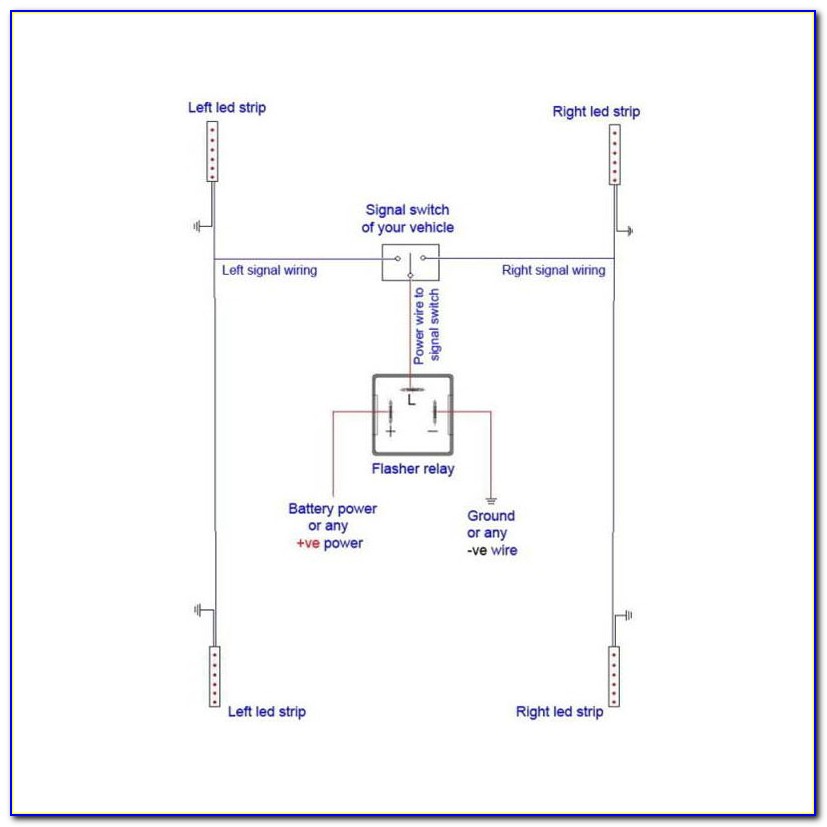 Turn Signal Flasher 3 Pin Flasher Relay Wiring Diagram
