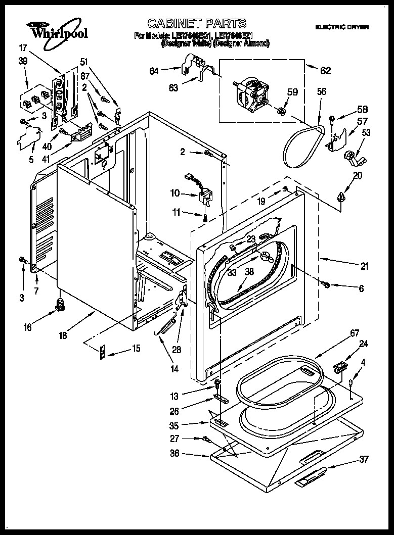 Whirlpool Dryer Diagram Heating Element