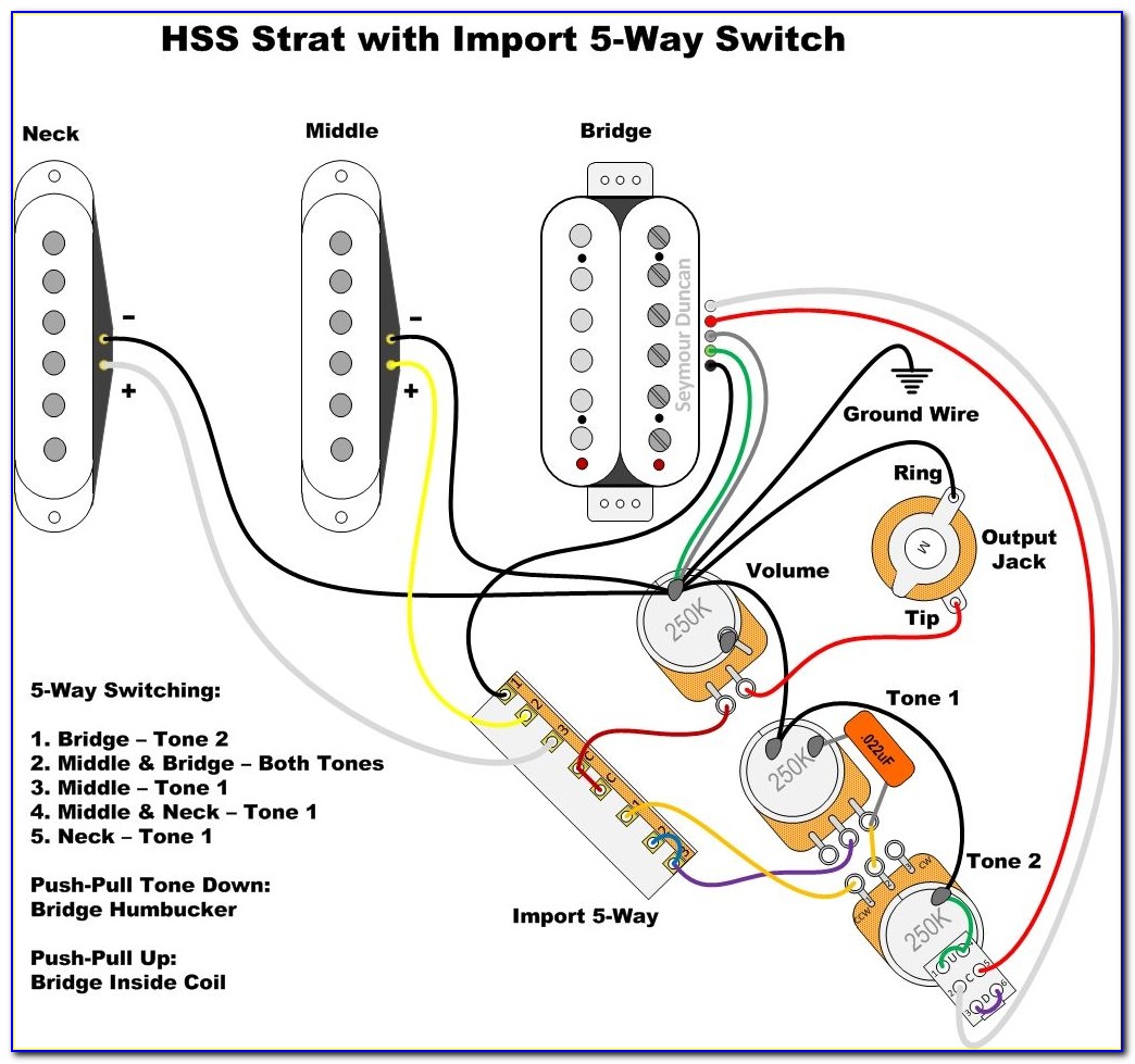 Wiring Diagram 5 Way Pickup Switch