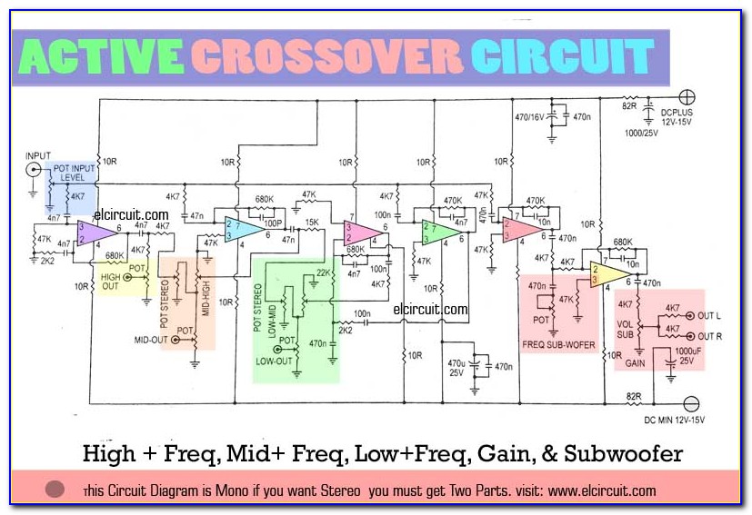 12v Subwoofer Filter Circuit Diagram