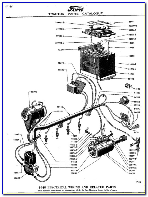 1952 Ford 8n 6 Volt Wiring Diagram