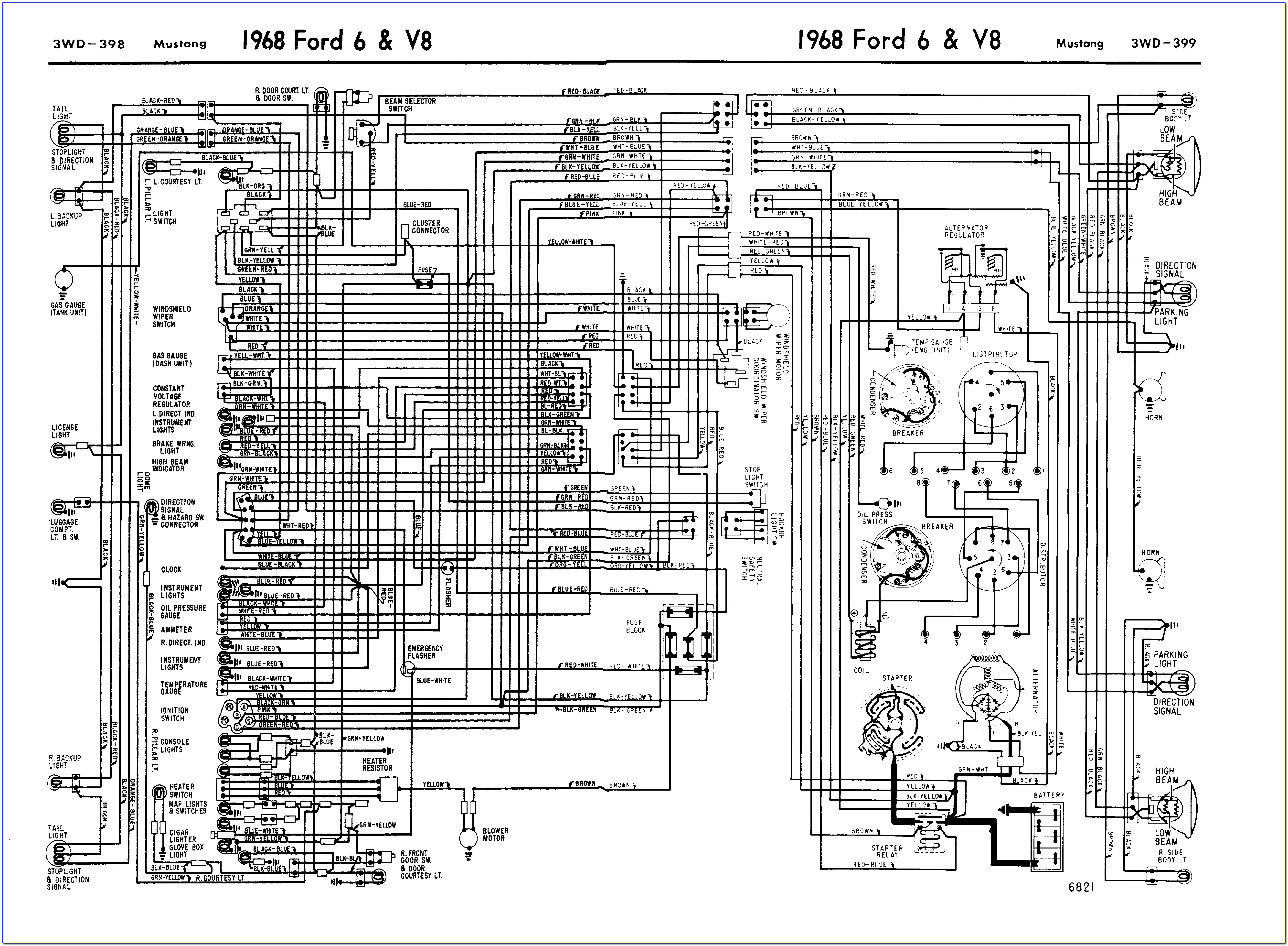 1967 Ford Mustang Wiring Diagram