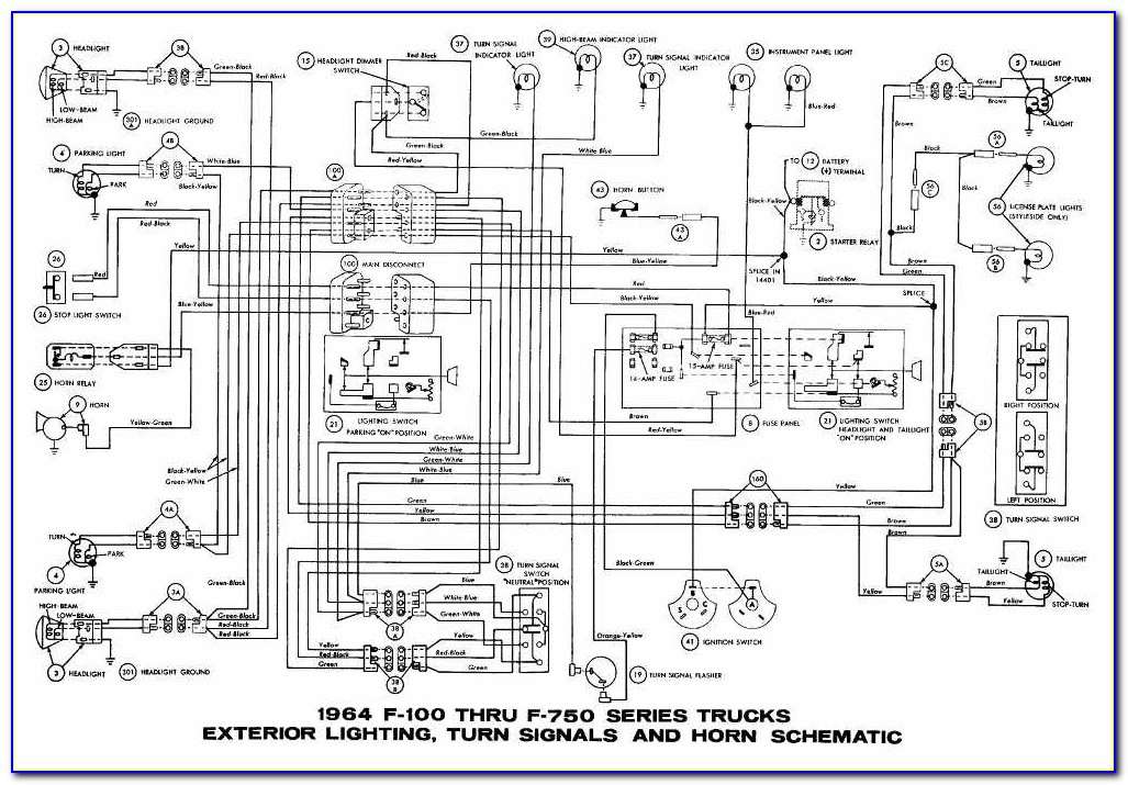 1969 Ford F100 Alternator Wiring Diagram