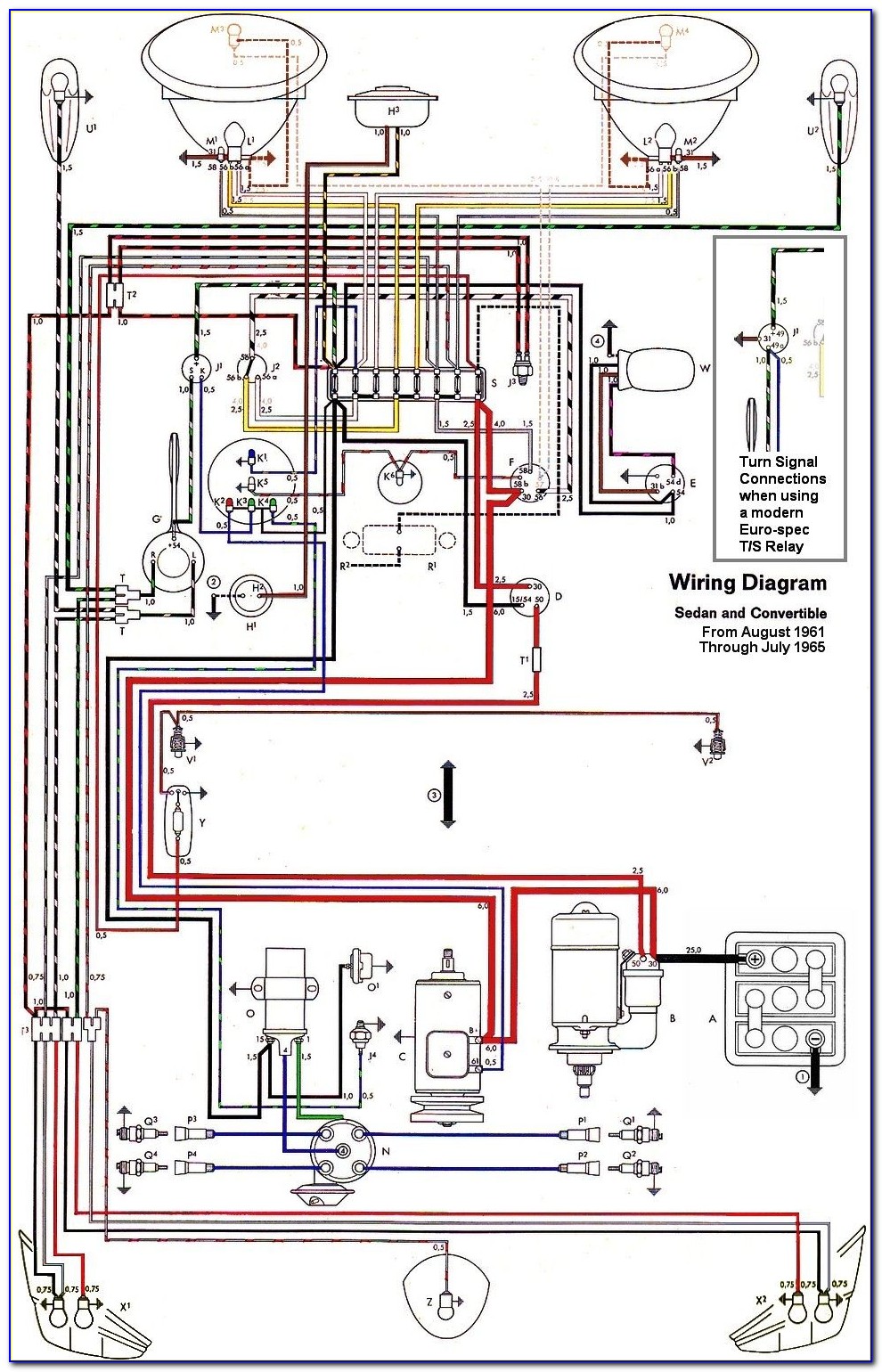 1969 Vw Beetle Ignition Switch Wiring Diagram