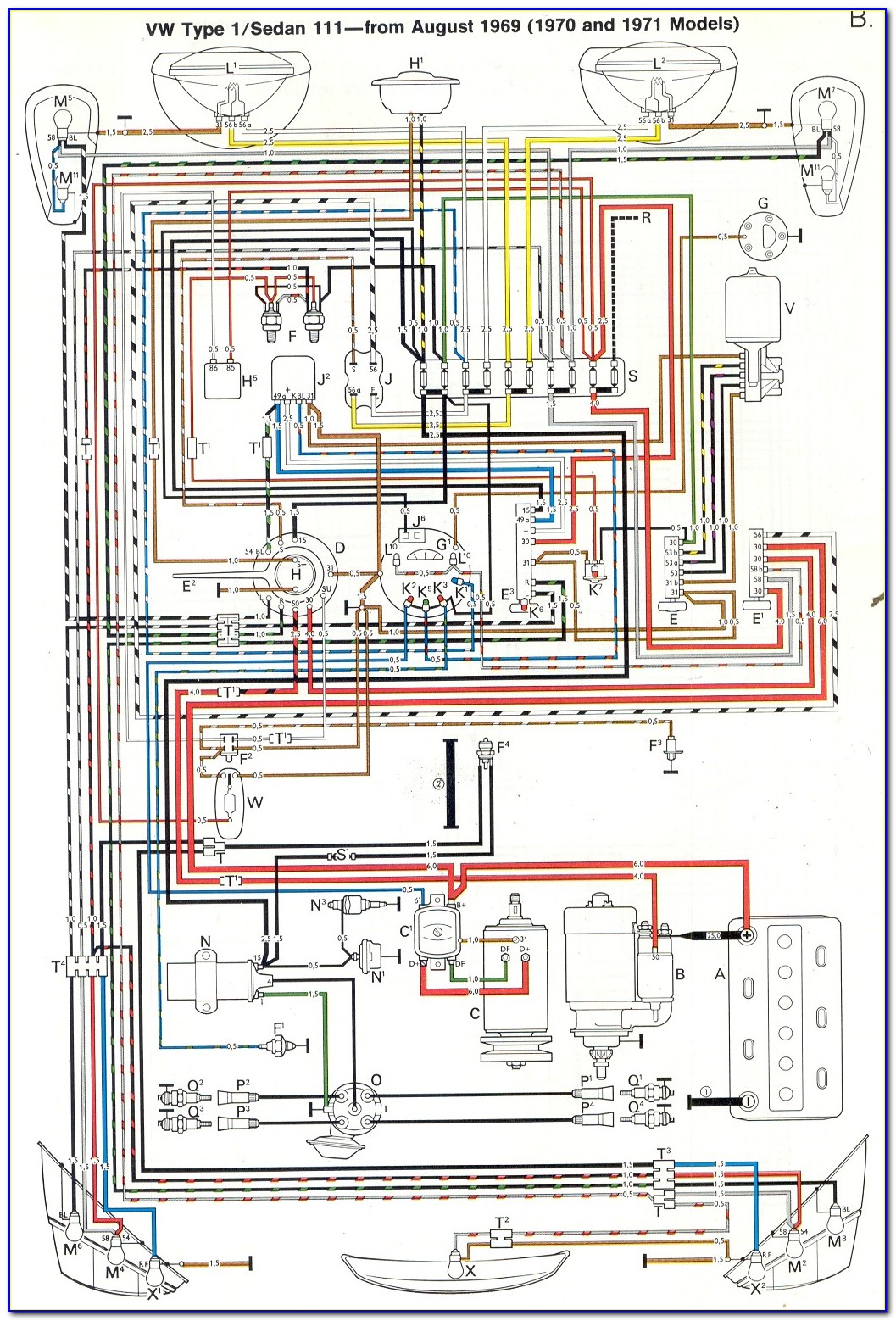1969 Vw Beetle Starter Wiring Diagram