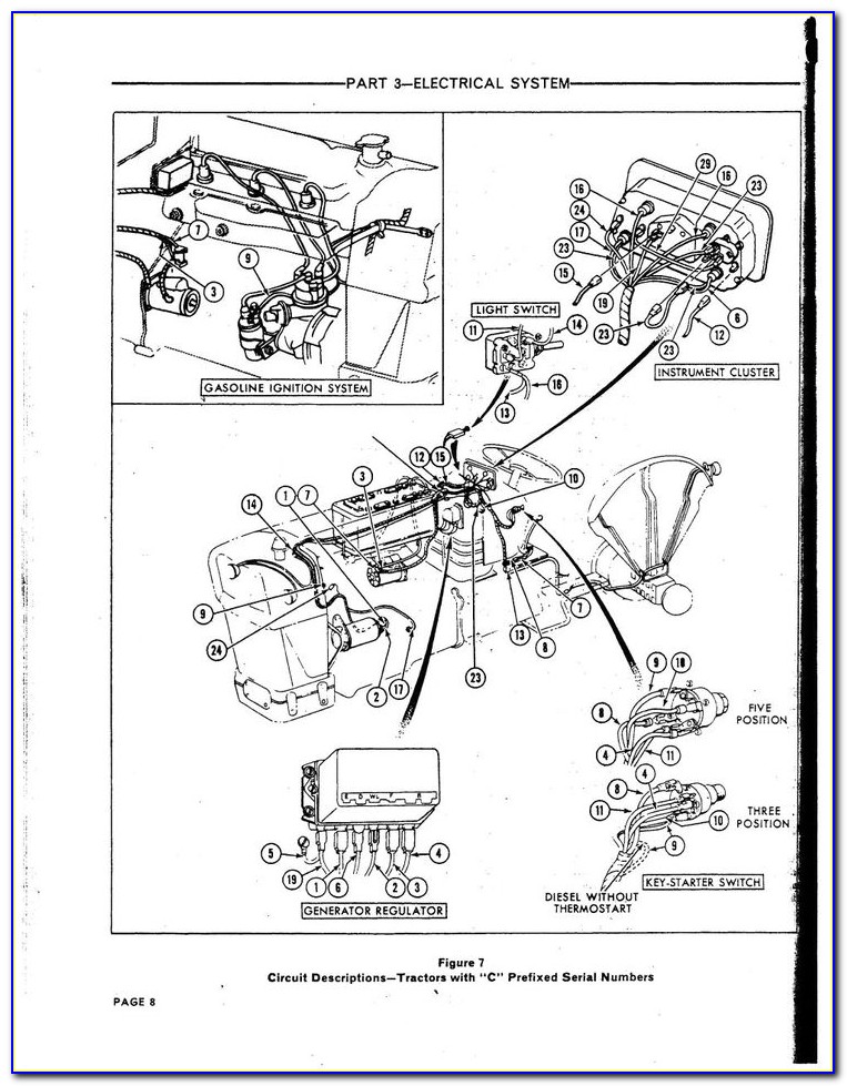 1974 Ford 3000 Tractor Wiring Diagram