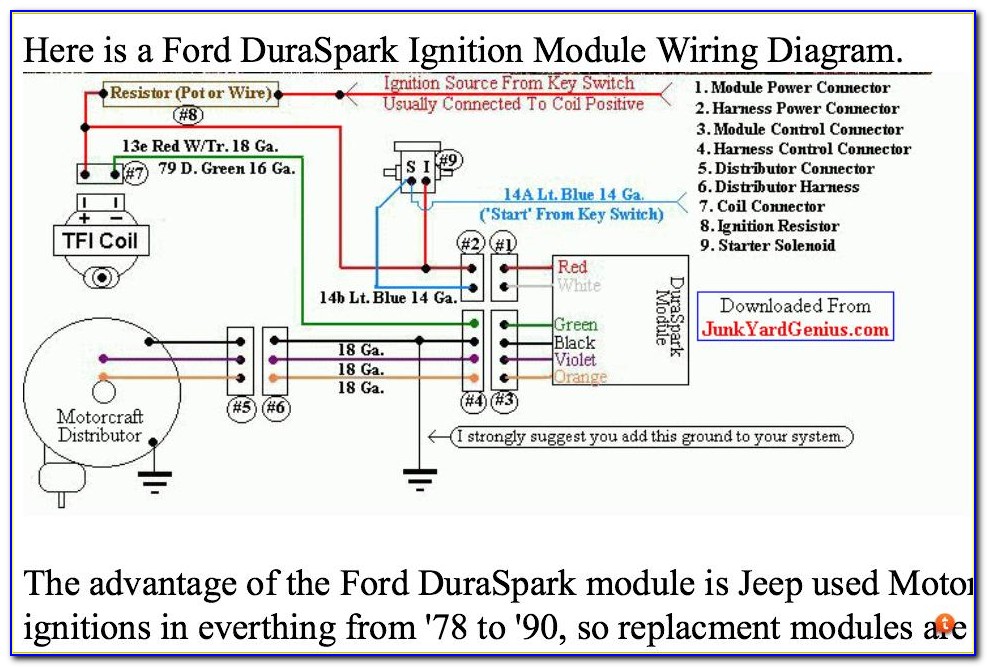1979 Ford Ignition Module Wiring Diagram