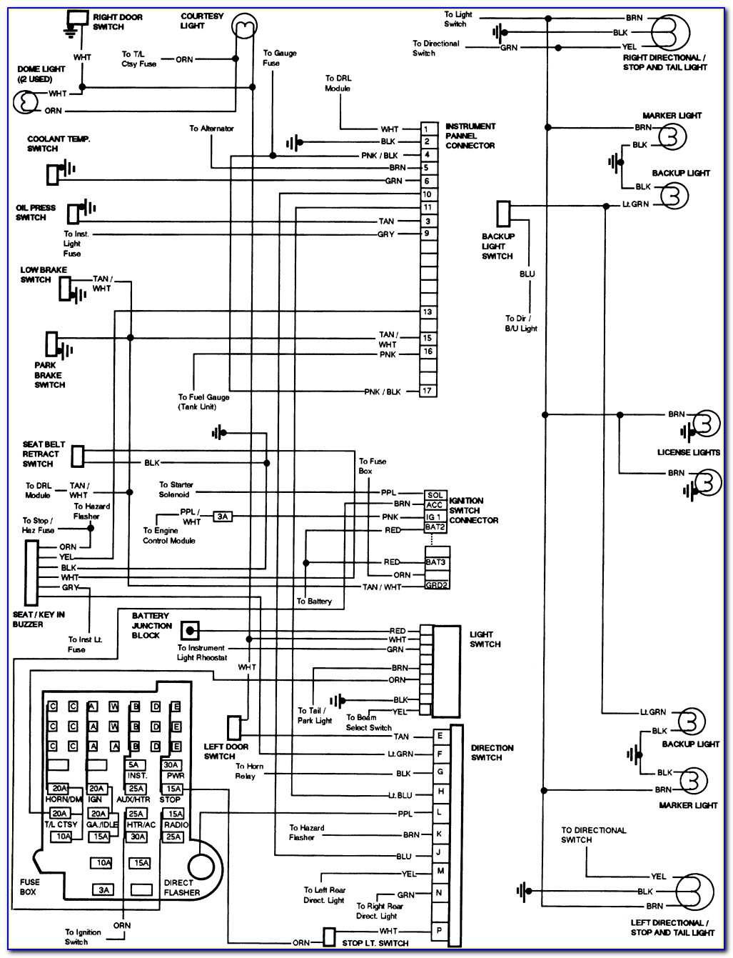 1983 Chevy C10 Engine Wiring Diagram