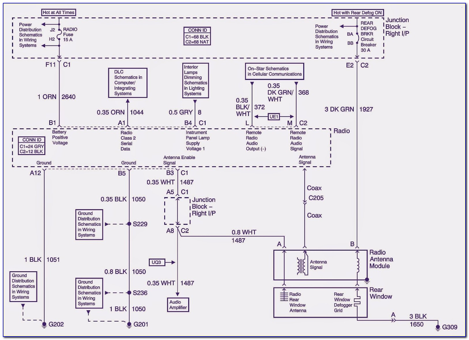 1985 Monte Carlo Radio Wiring Diagram