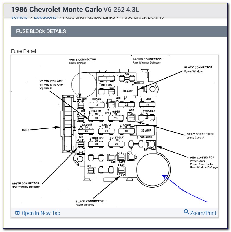 1985 Monte Carlo Ss Wiring Diagram