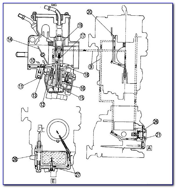 1989 Yamaha Warrior 350 Carburetor Diagram