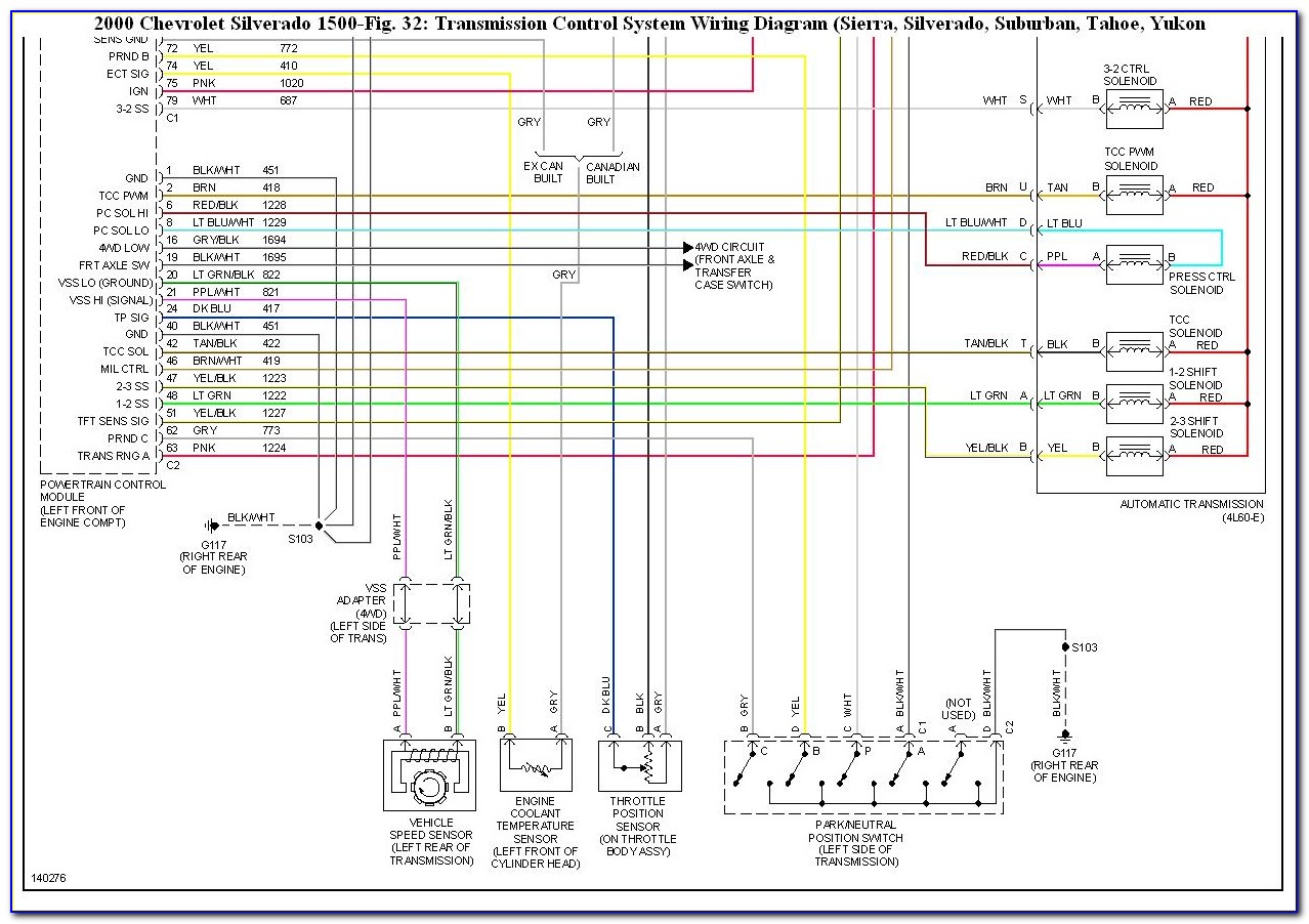 1995 4l60e Transmission Wiring Diagram
