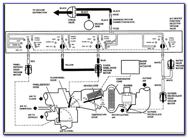 1997 Ford Ranger 2.3 Vacuum Hose Diagram