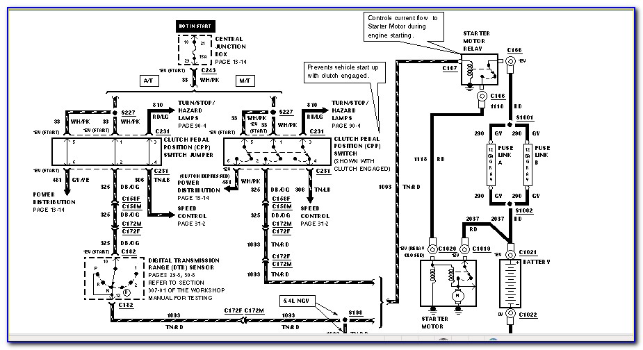 1997 Ford Ranger Headlight Wiring Diagram