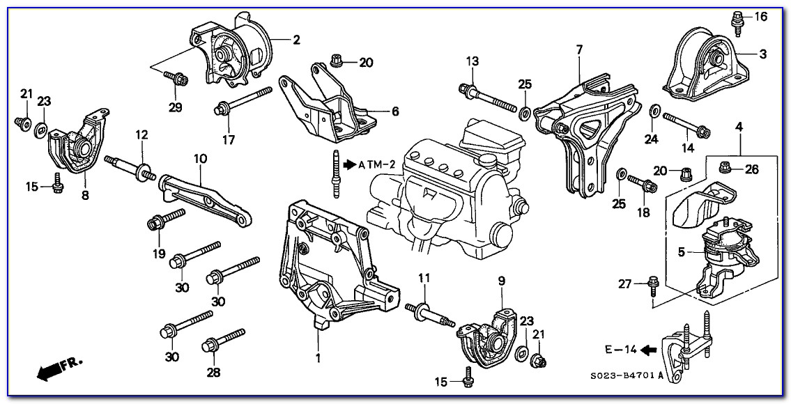 1997 Toyota Corolla Exhaust System Diagram