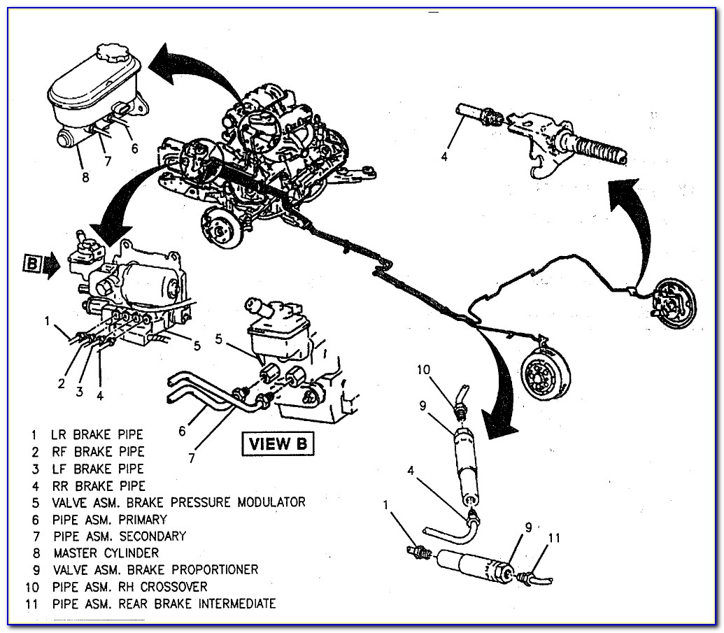 1998 Honda Accord Brake Line Diagram