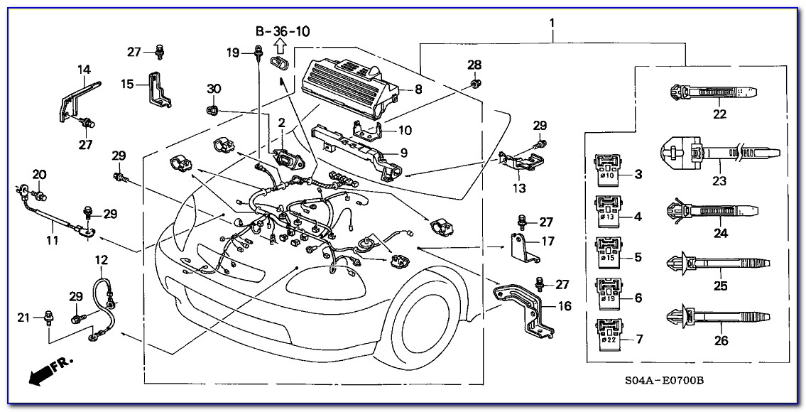 1998 Honda Civic Engine Wiring Diagram