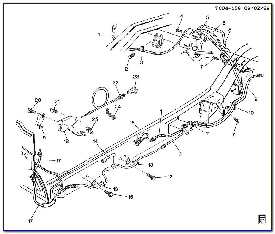 1999 Chevy Blazer Brake Line Diagram