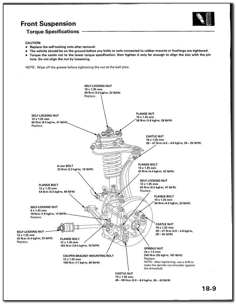 2001 Honda Accord Front End Diagram