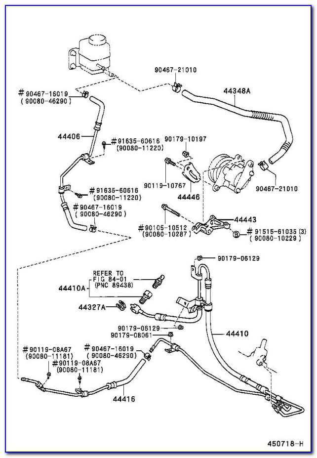 2001 Toyota Sienna Rear Suspension Diagram