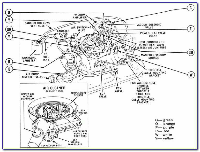 2002 Dodge Dakota 4.7 Vacuum Line Diagram