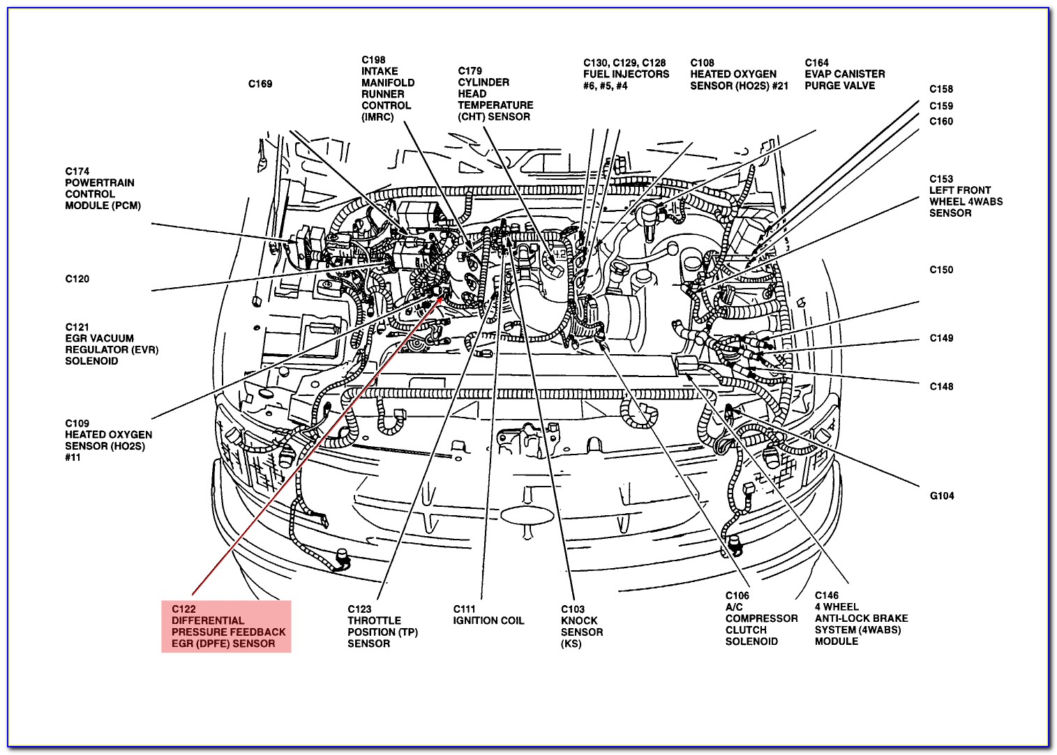 2002 Ford F150 4x4 Vacuum Diagram