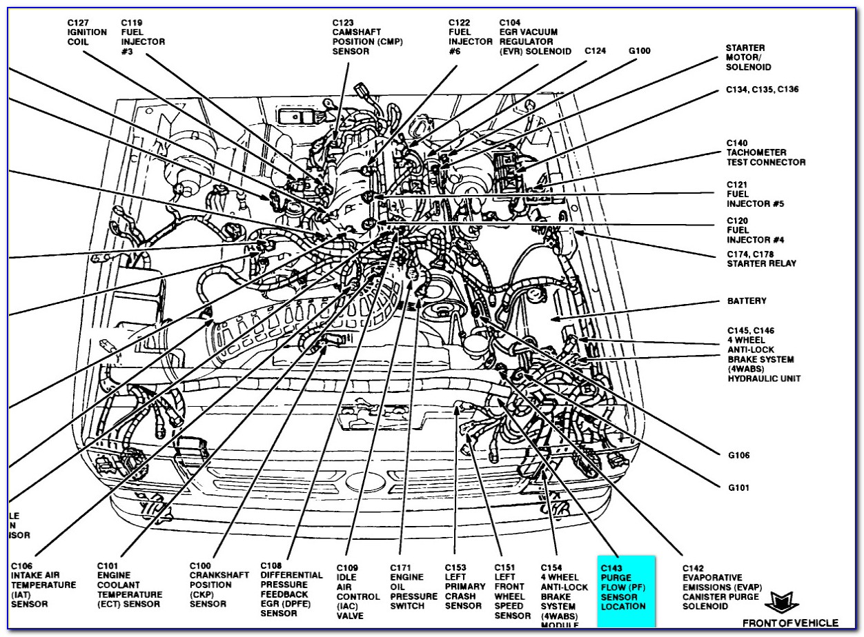 2002 Ford Ranger Engine Diagram
