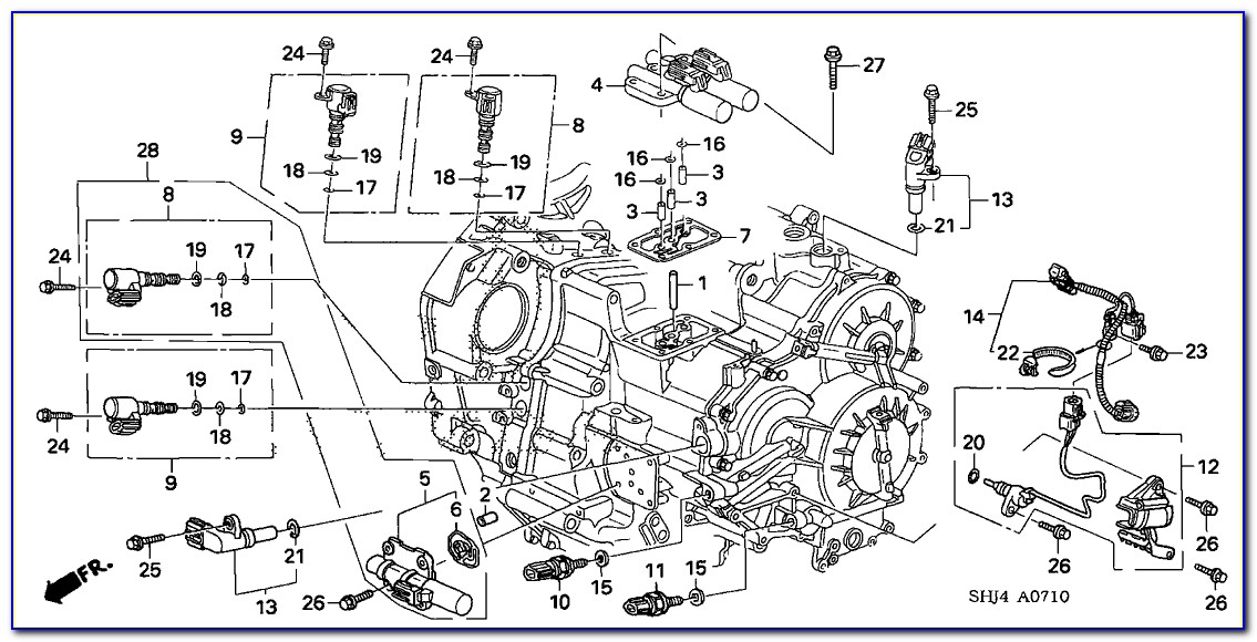 2002 Honda Odyssey Transmission Diagram