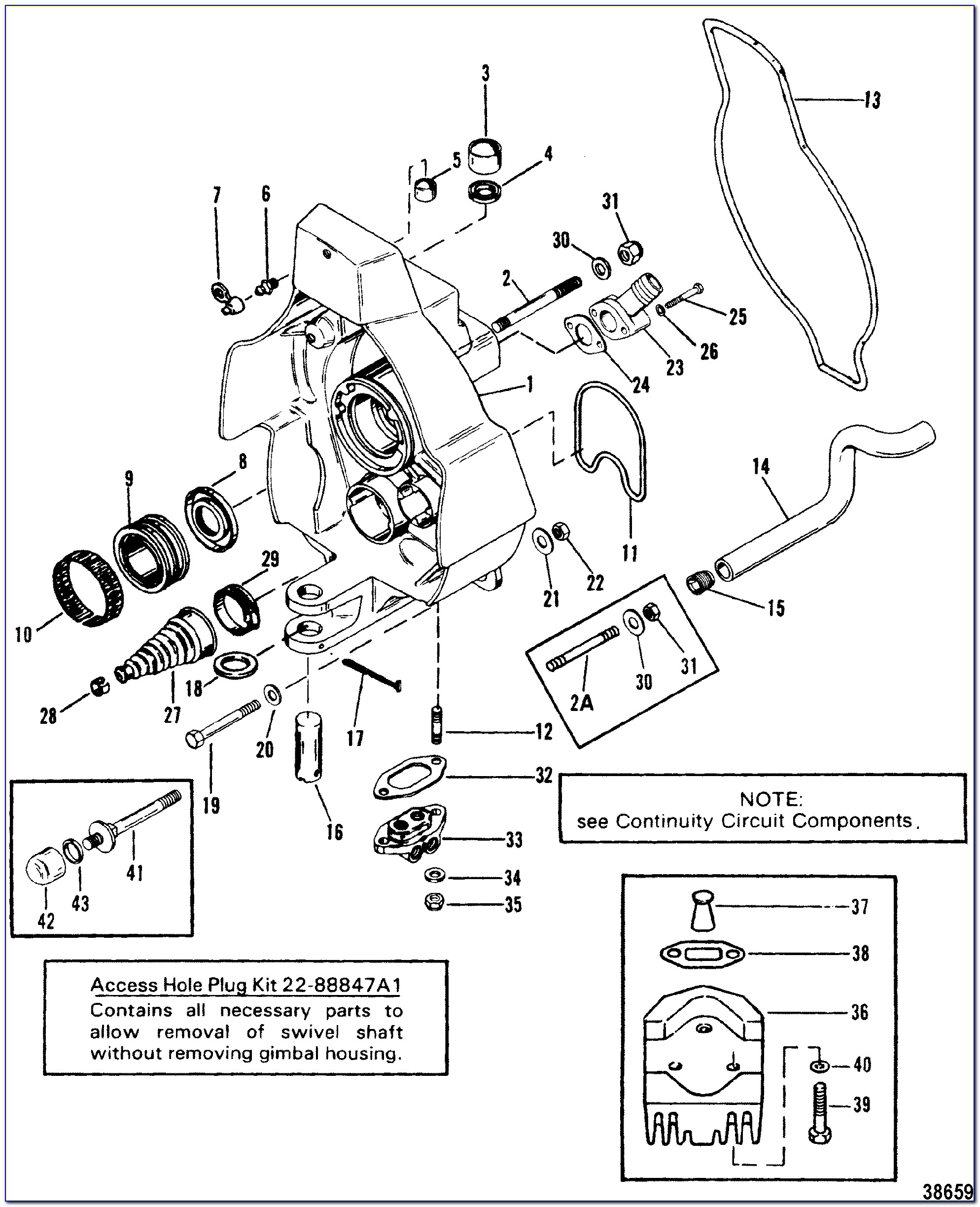 2003 Mercruiser Bravo 3 Outdrive Parts Diagram