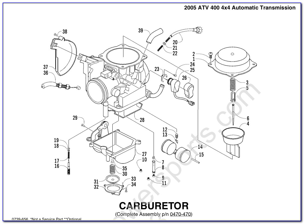 2004 Polaris Sportsman Carburetor Diagram