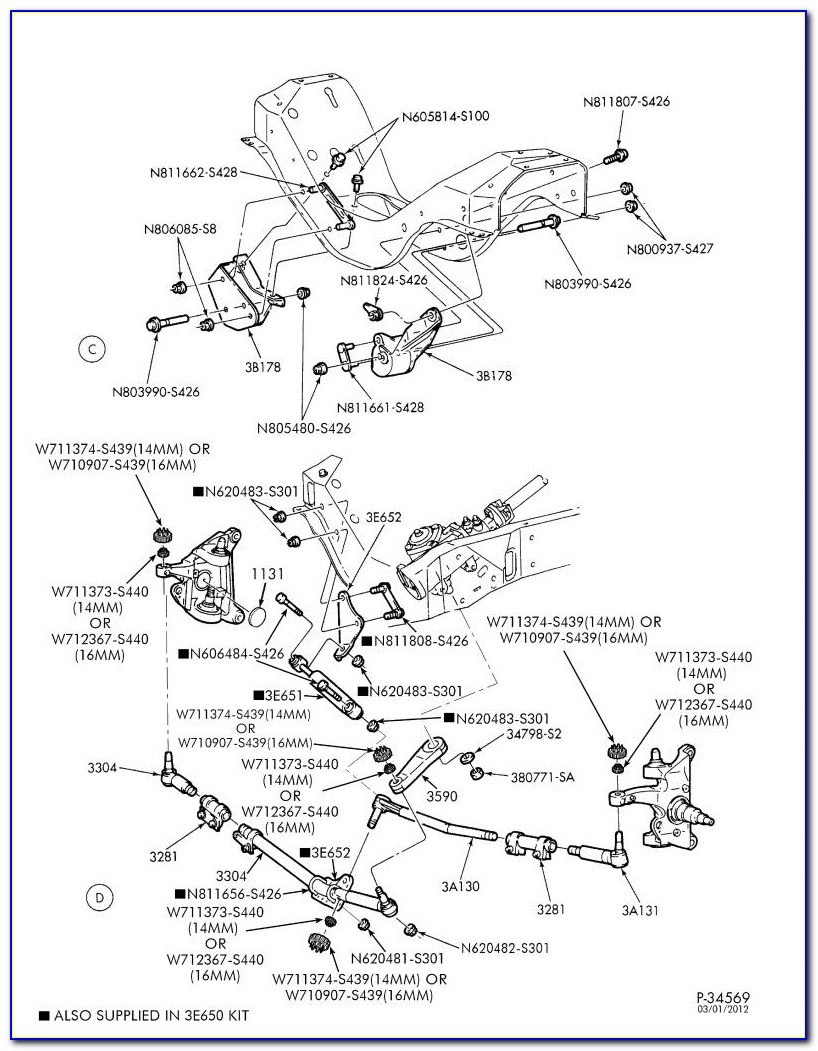 2005 Ford F250 Super Duty Front Suspension Diagram