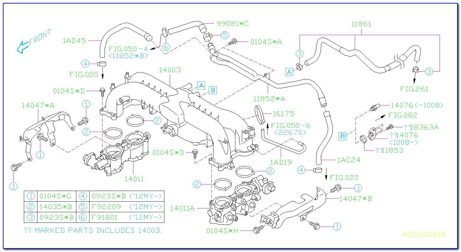 2005 Subaru Legacy Gt Intake Manifold Diagram