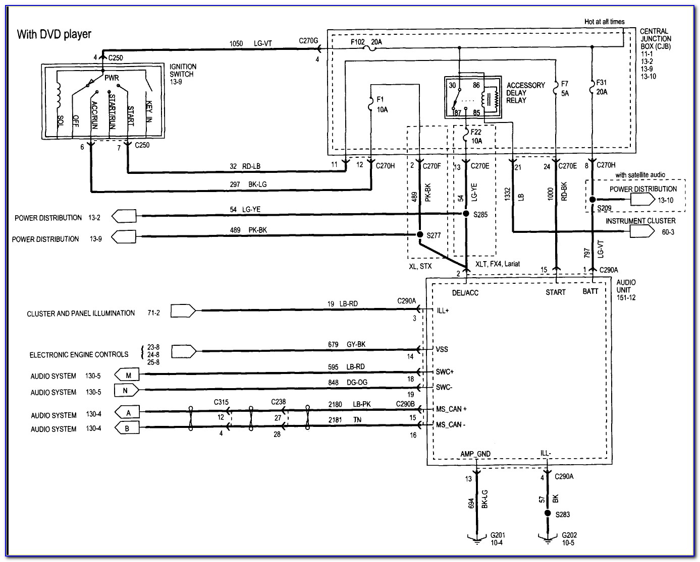 2007 F250 Radio Wiring Diagram