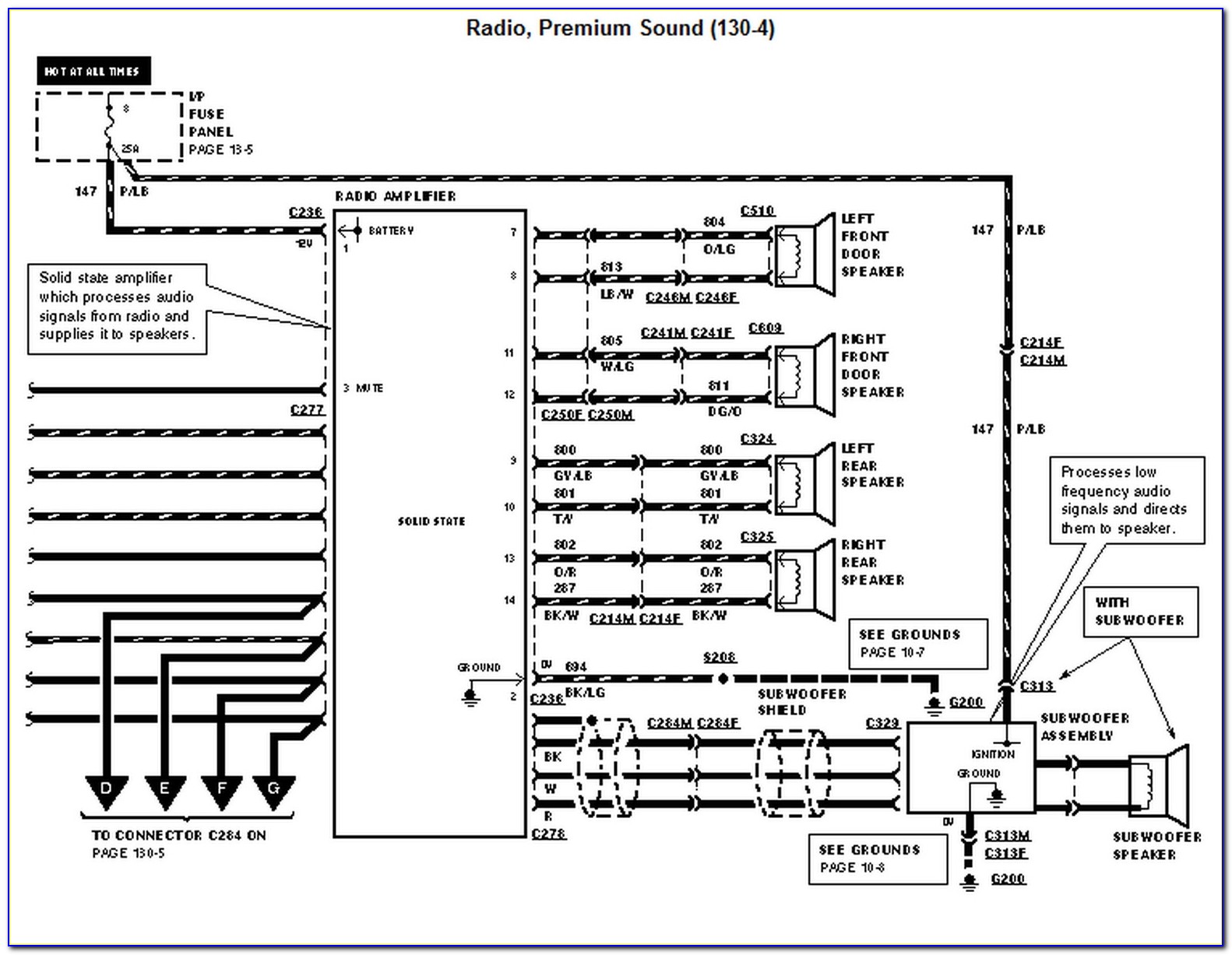 2007 Ford Fusion Radio Wiring Diagram