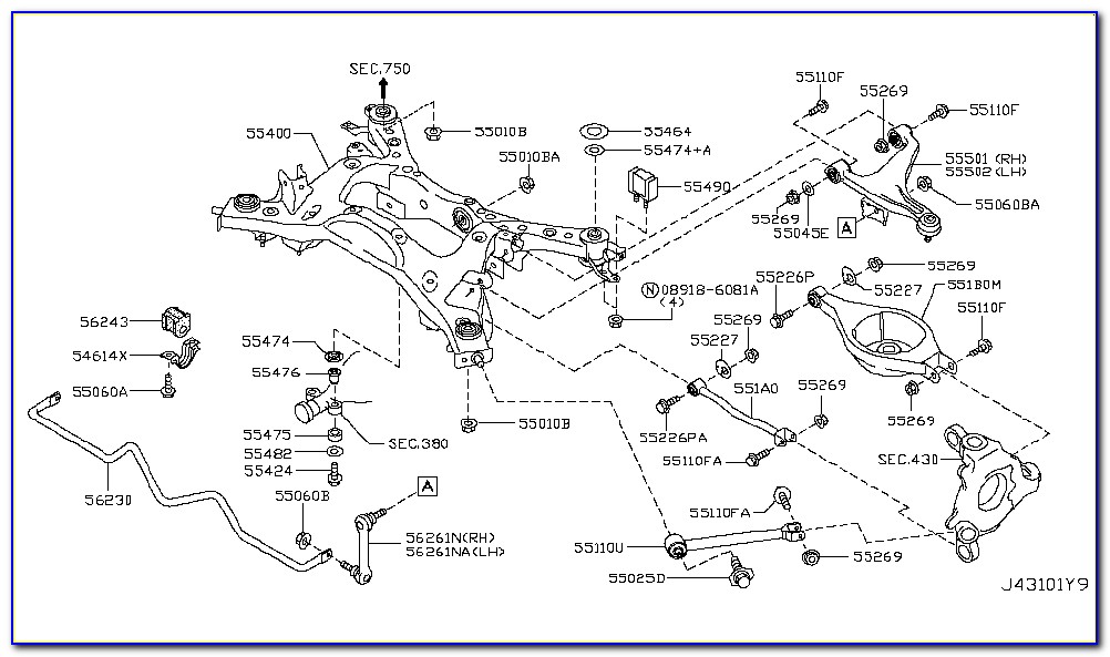 2008 Infiniti G35 Suspension Diagram
