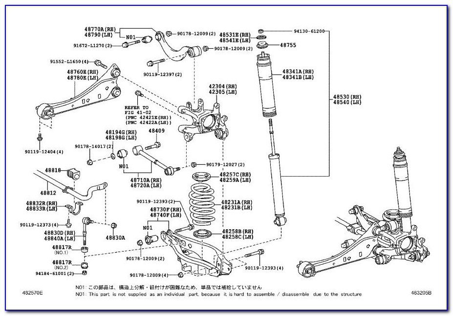 2011 Scion Tc Rear Suspension Diagram
