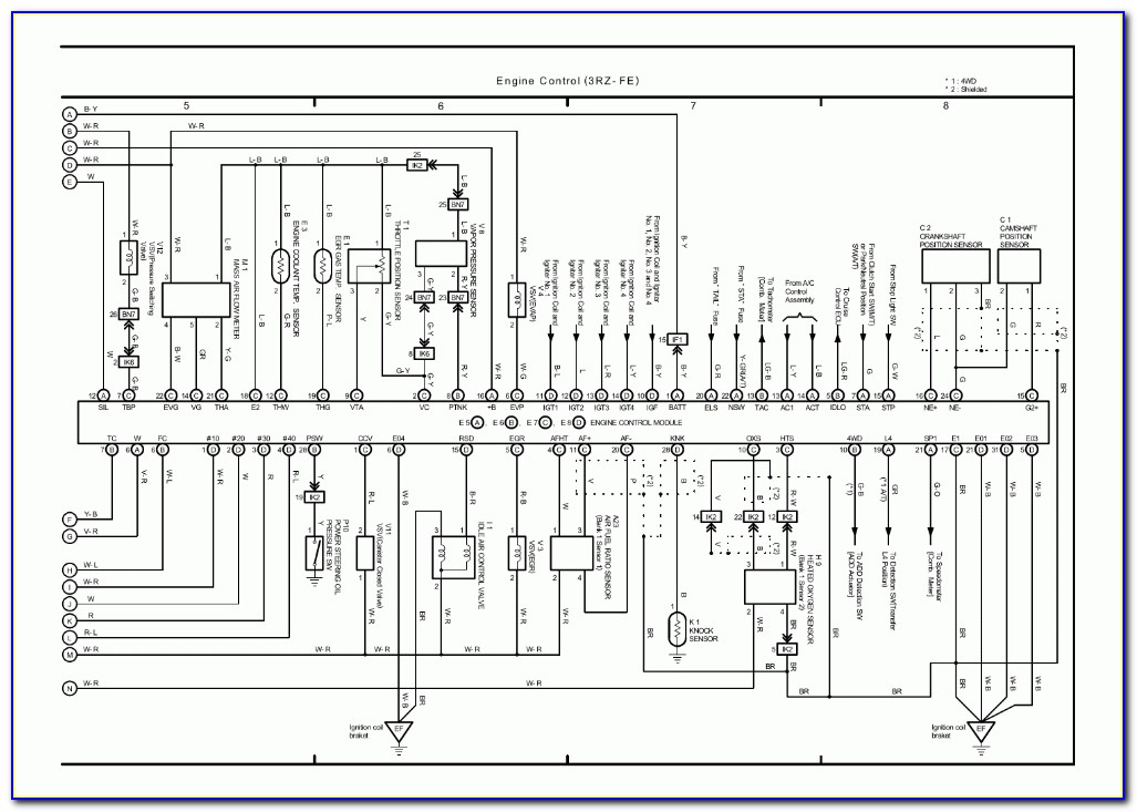 2012 Toyota Tacoma Electrical Wiring Diagram