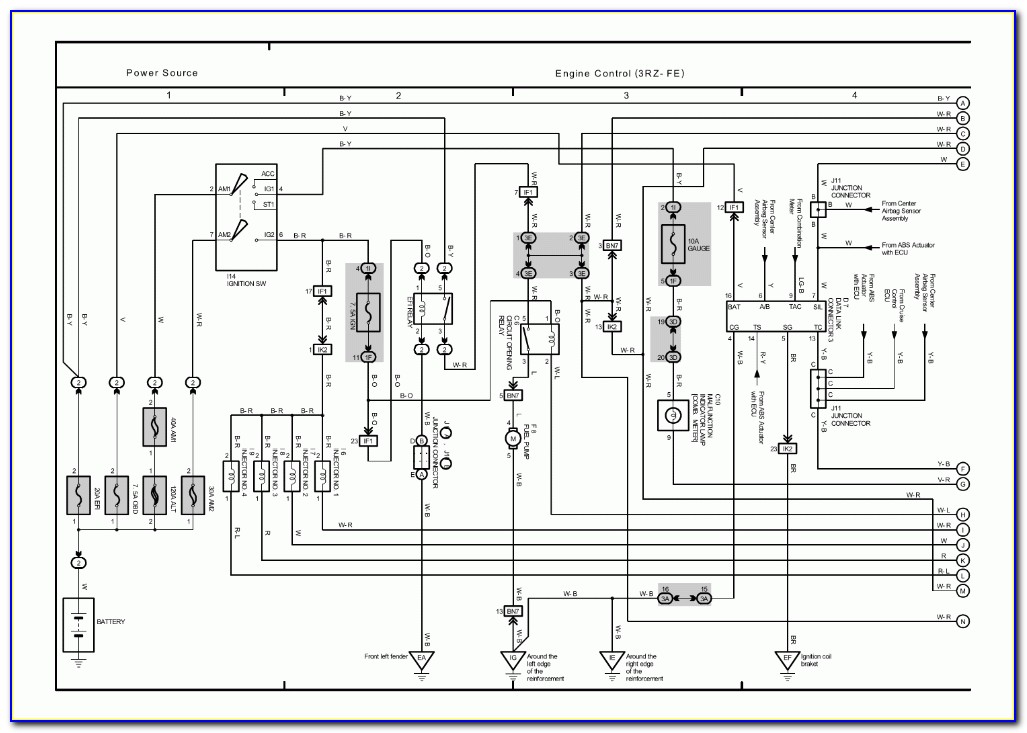 2013 Toyota Tacoma Electrical Wiring Diagram
