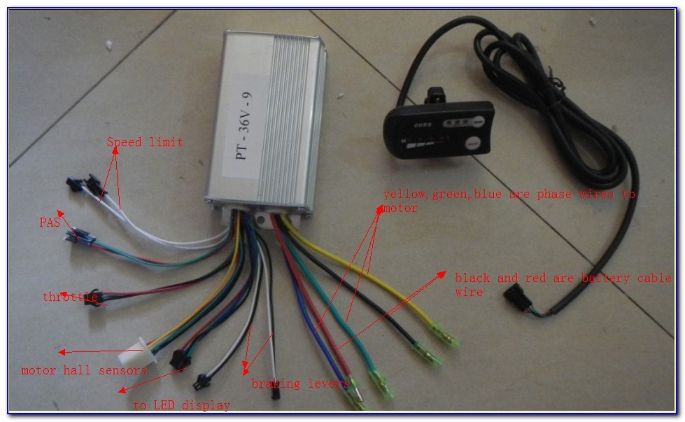 24v Electric Scooter Controller Wiring Diagram