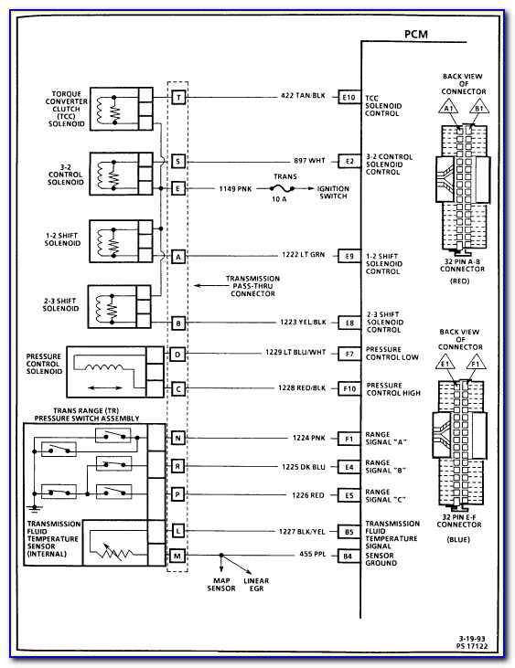 4l60e Transmission Wiring 4l60 Wiring Diagram