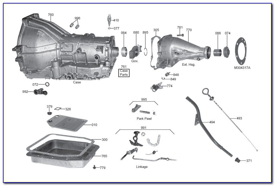 4r70w Transmission Parts Diagram