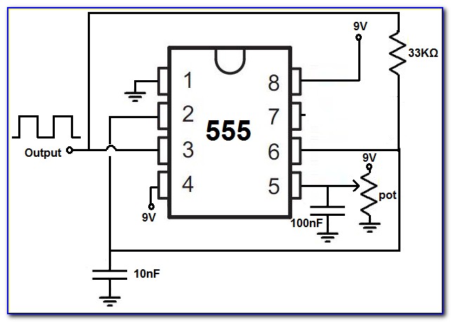 555 Timer Relay Circuit Diagram