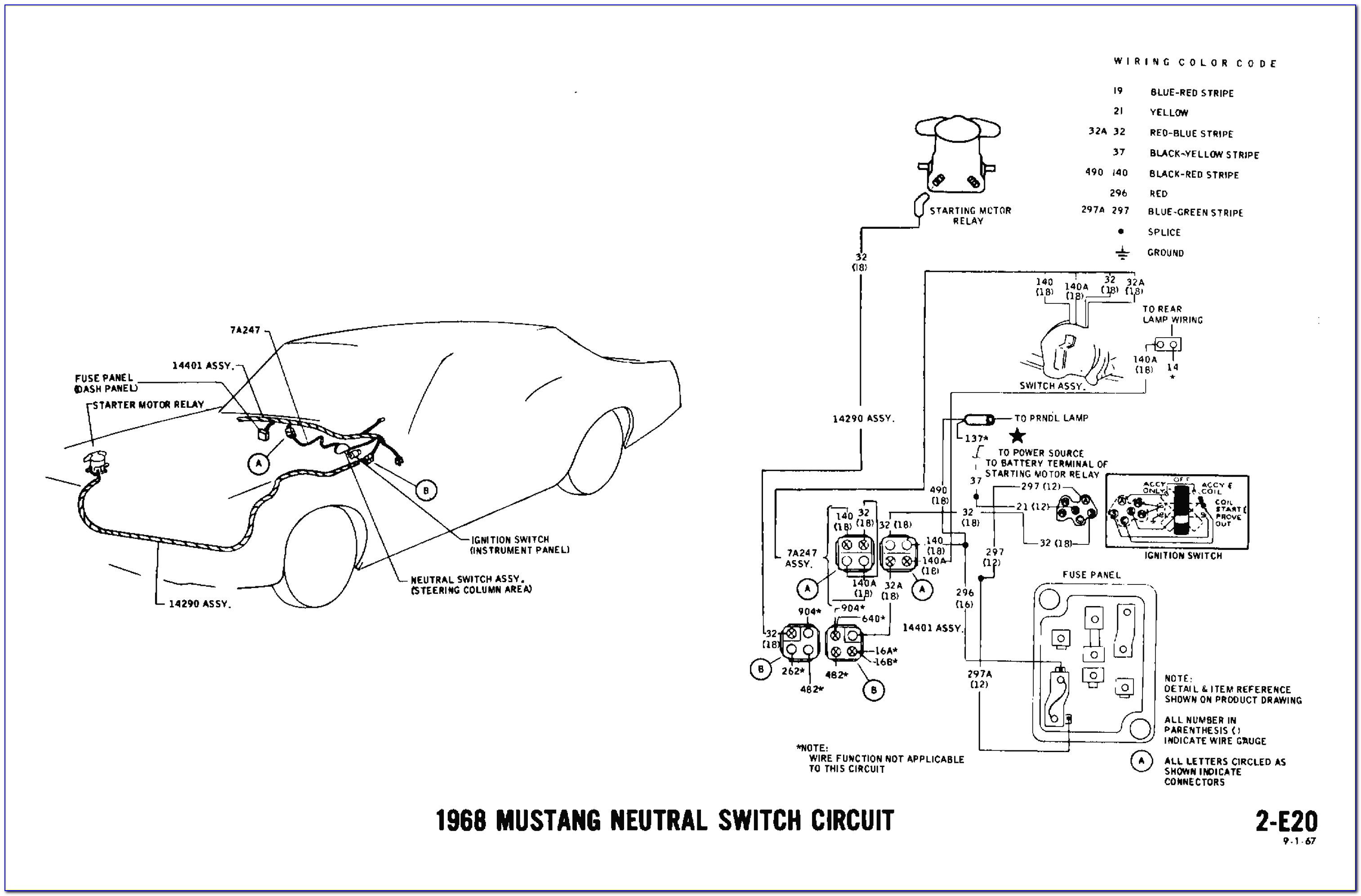 67 Mustang Alternator Wiring Diagram