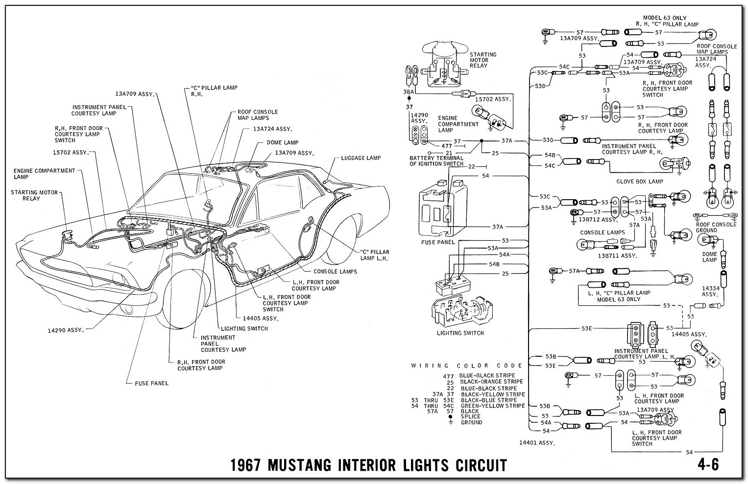 67 Mustang Ignition Wiring Diagram