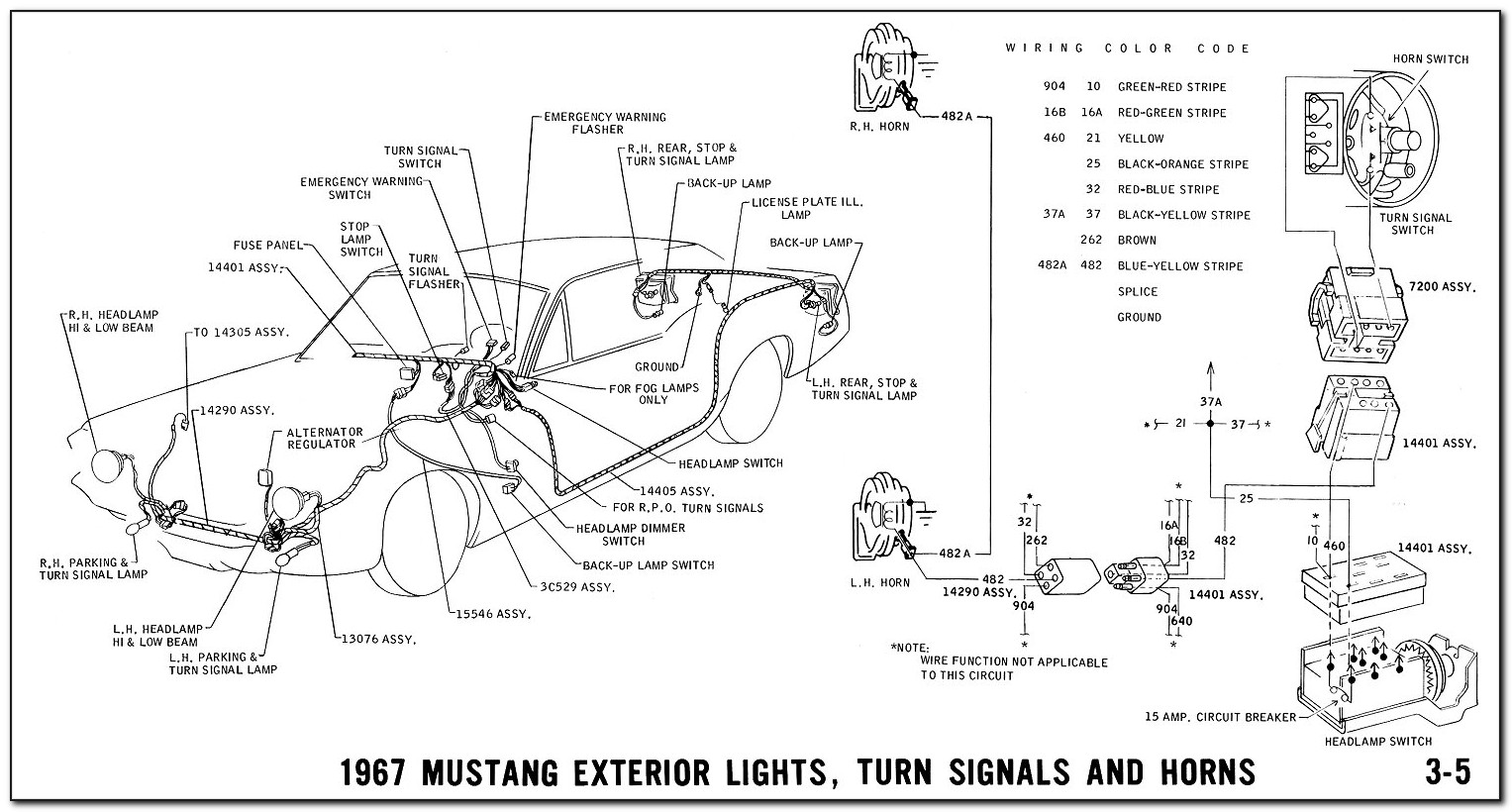 67 Mustang Wiring Diagram