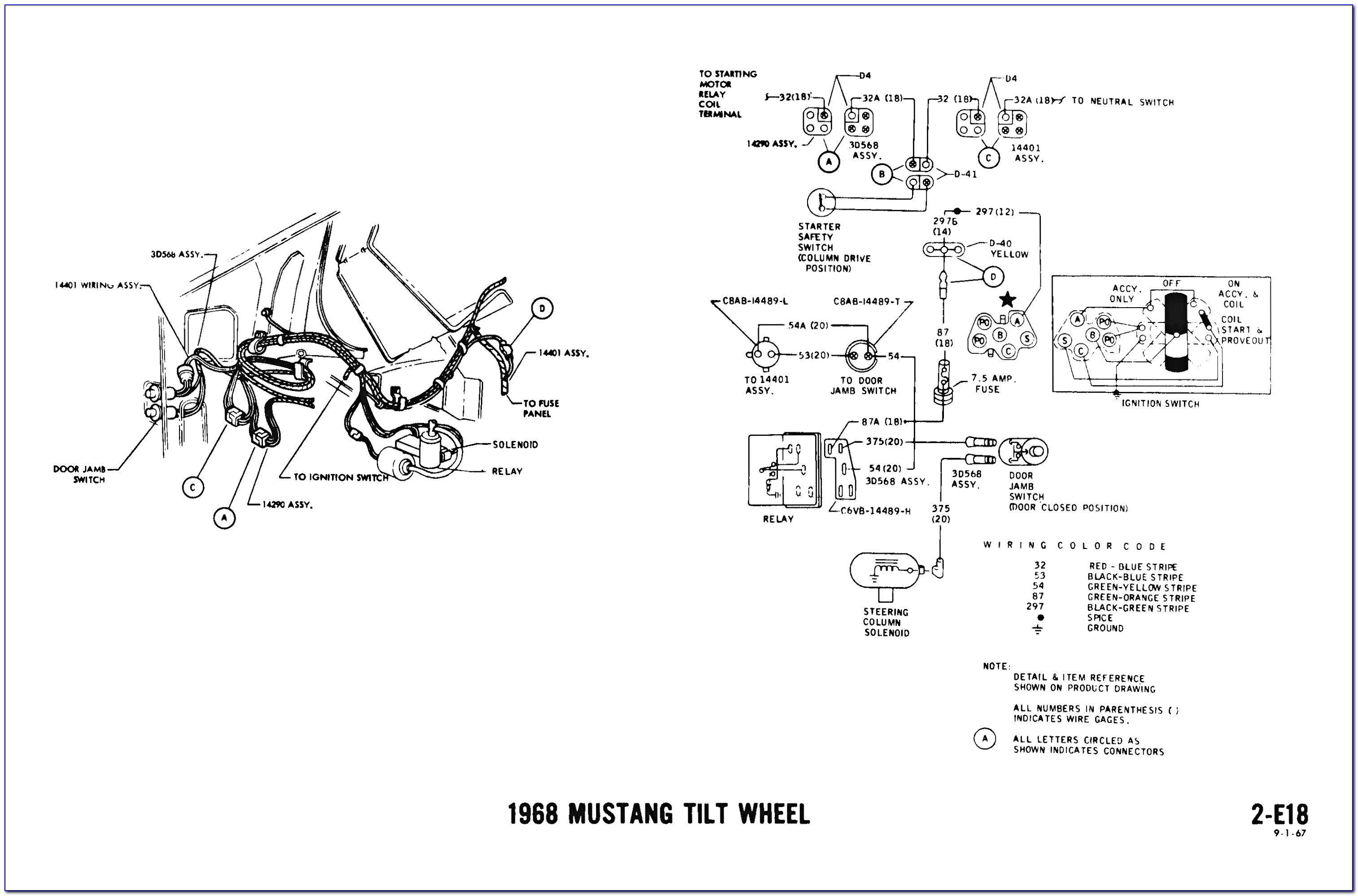 67 Mustang Wiring Harness Diagram