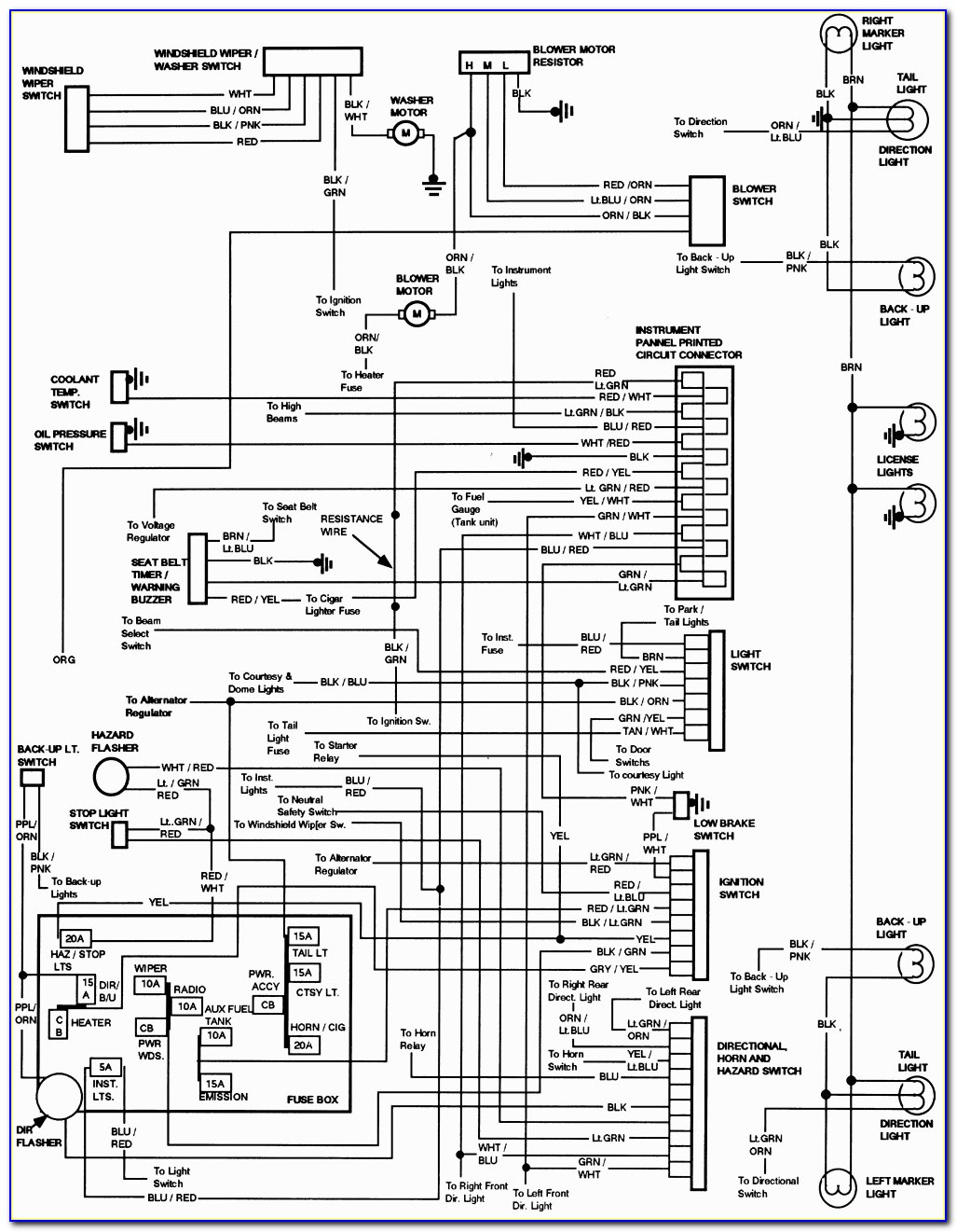 89 Jeep Cherokee Fuel Pump Wiring Diagram