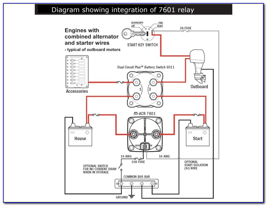 Blue Sea 7601 Wiring Diagram