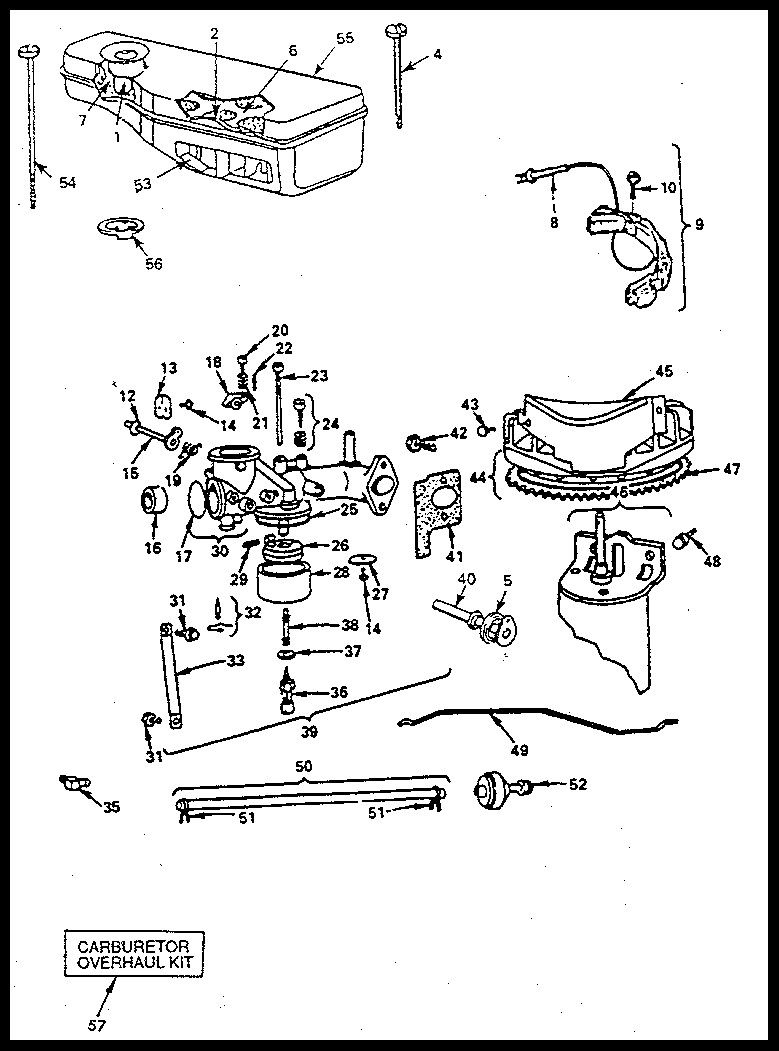 Briggs And Stratton 10 Hp Ohv Carburetor Diagram